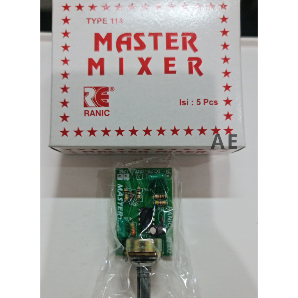 T-114 KIT MASTER MIXER 1 POTENSIO JRC 4558 RANIC