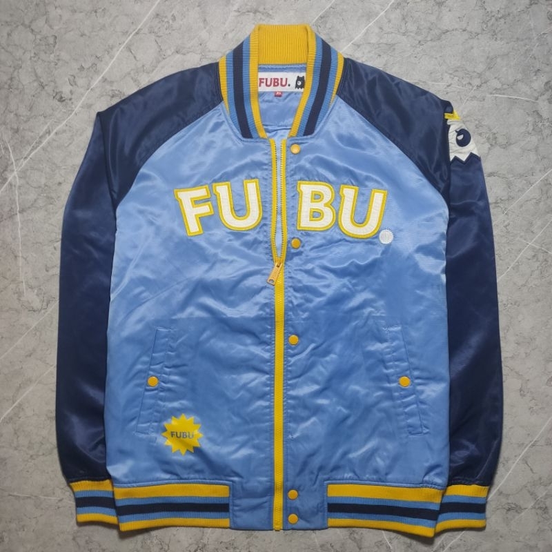 jaket second fubu casual varsity