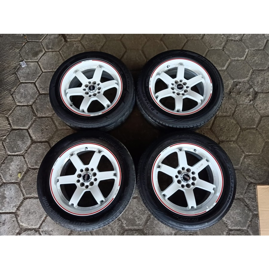 Velg Bekas Mobil Ertiga Ring 16 Hsr Rai-S3 Ban 205 55 R16 Ban Bonus