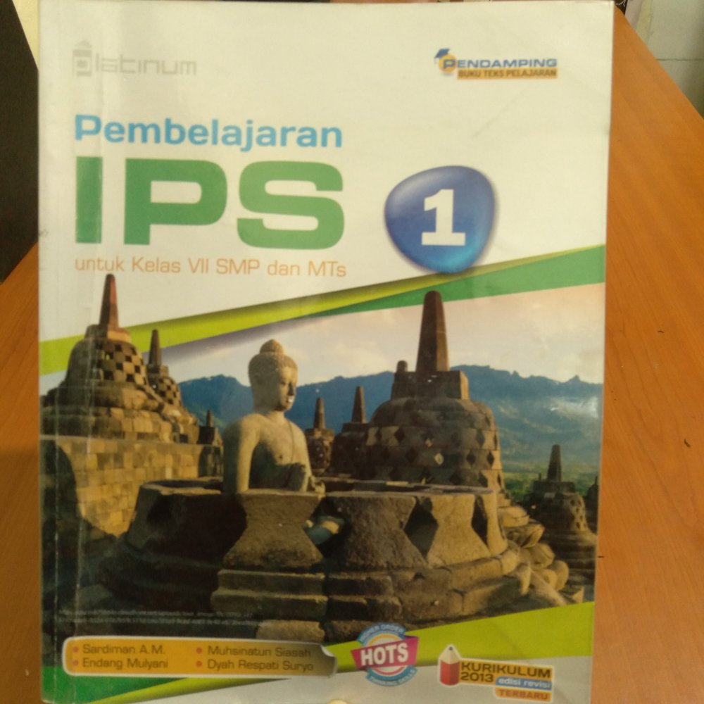 Buku IPS Kelas 7 VII SMP/MTS Tiga Serangkai PLATINUM K13 REV PRE-LOVED