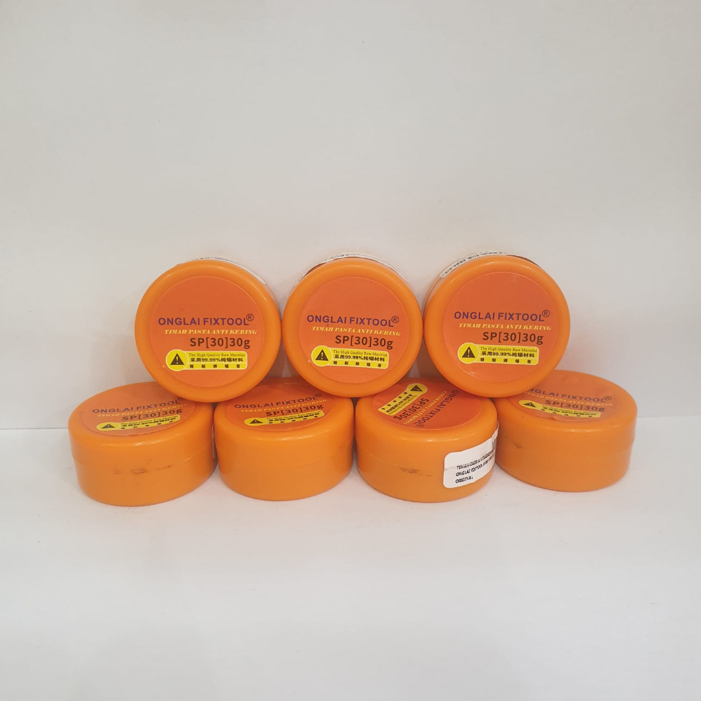 TIMAH PASTA CAIR ONGLAI FIXTOOL SP30 30GR SP50 50GR ANTI KERING BY SMOLL