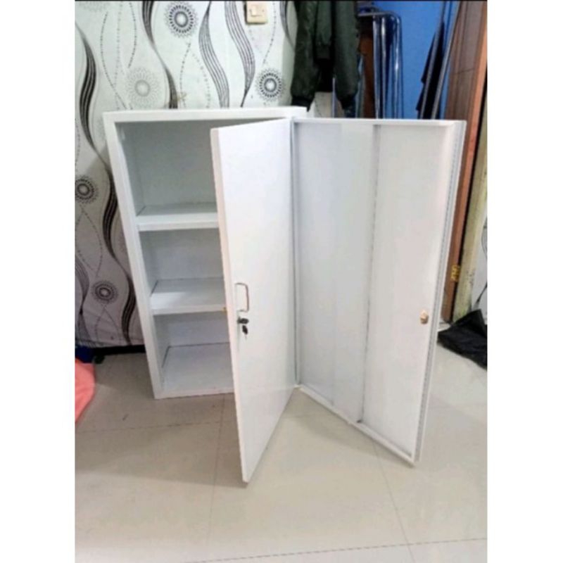 Lemari obat narkotika 2 pintu - lemari psikotropika dan narkotika - lemari medis