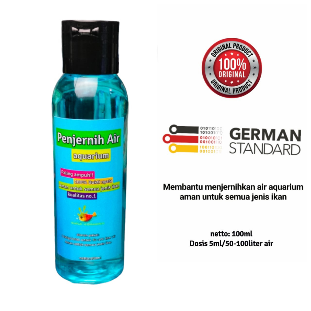 Super bening Penjernih air aquarium 100ml