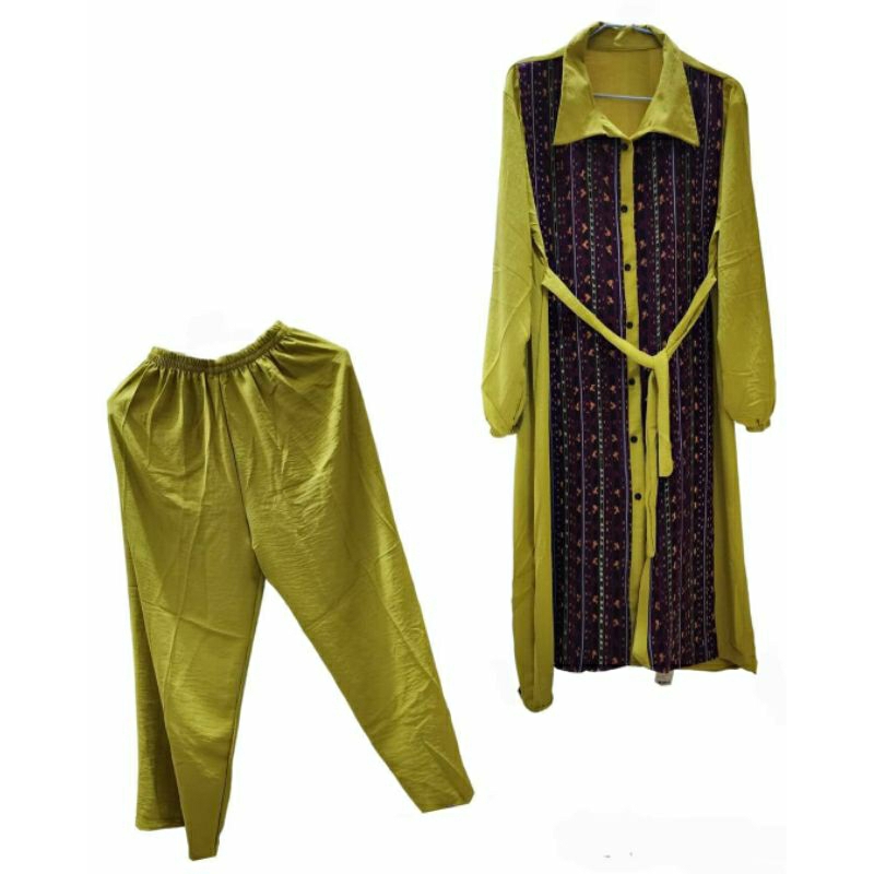 TUNIK TENUN, TUNIK ETNIK, SET TUNIK, TUNIK CANTIK, TUNIK ETNIK MURAH