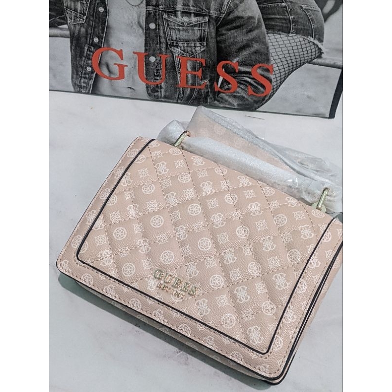 ABEY CONVERTIBLE CROSSBODY FLAP -TAS GUESS ORIGINAL WANITA