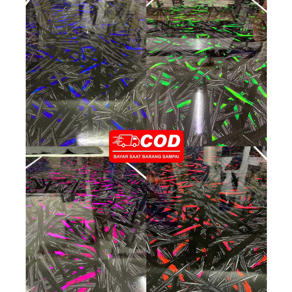 Stiker motif carbon forged sticker carbon hitam stiker karbon hitam kevlar skotlet karbon hitam