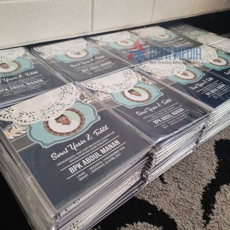 Buku Yasin Soft Cover Custom