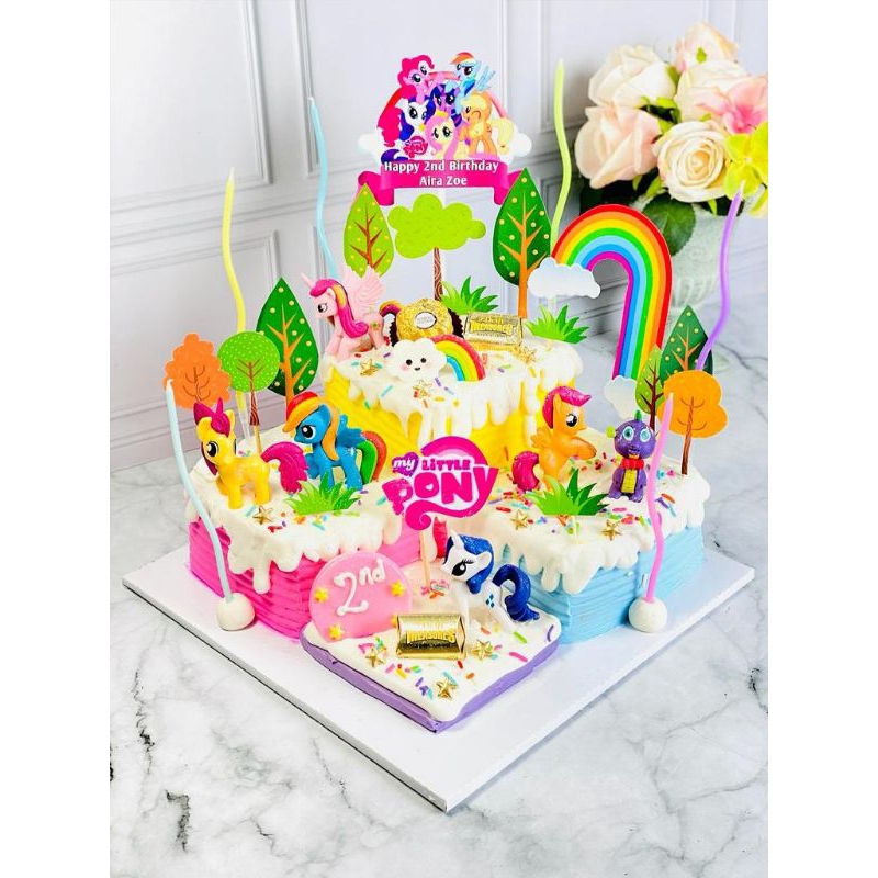 

cake ulang tahun birthday little Pony