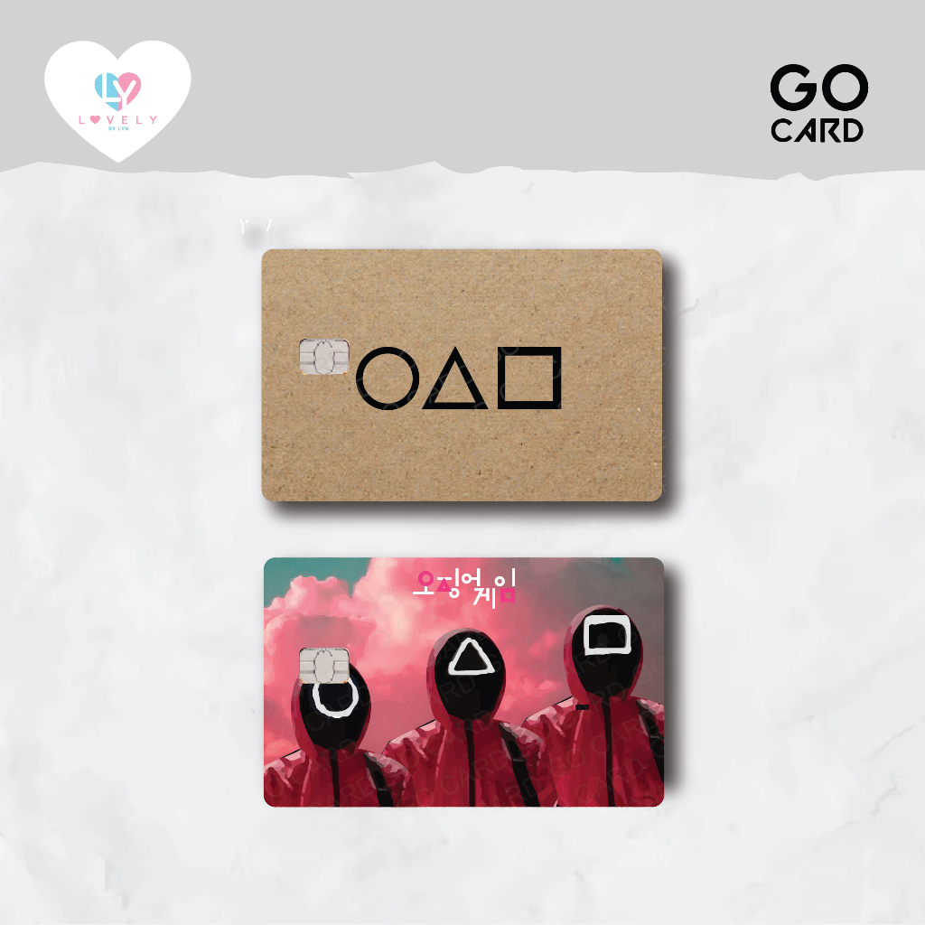 

Sticker Kartu ATM Squid Game Hologram Emoney Flazz Sticker