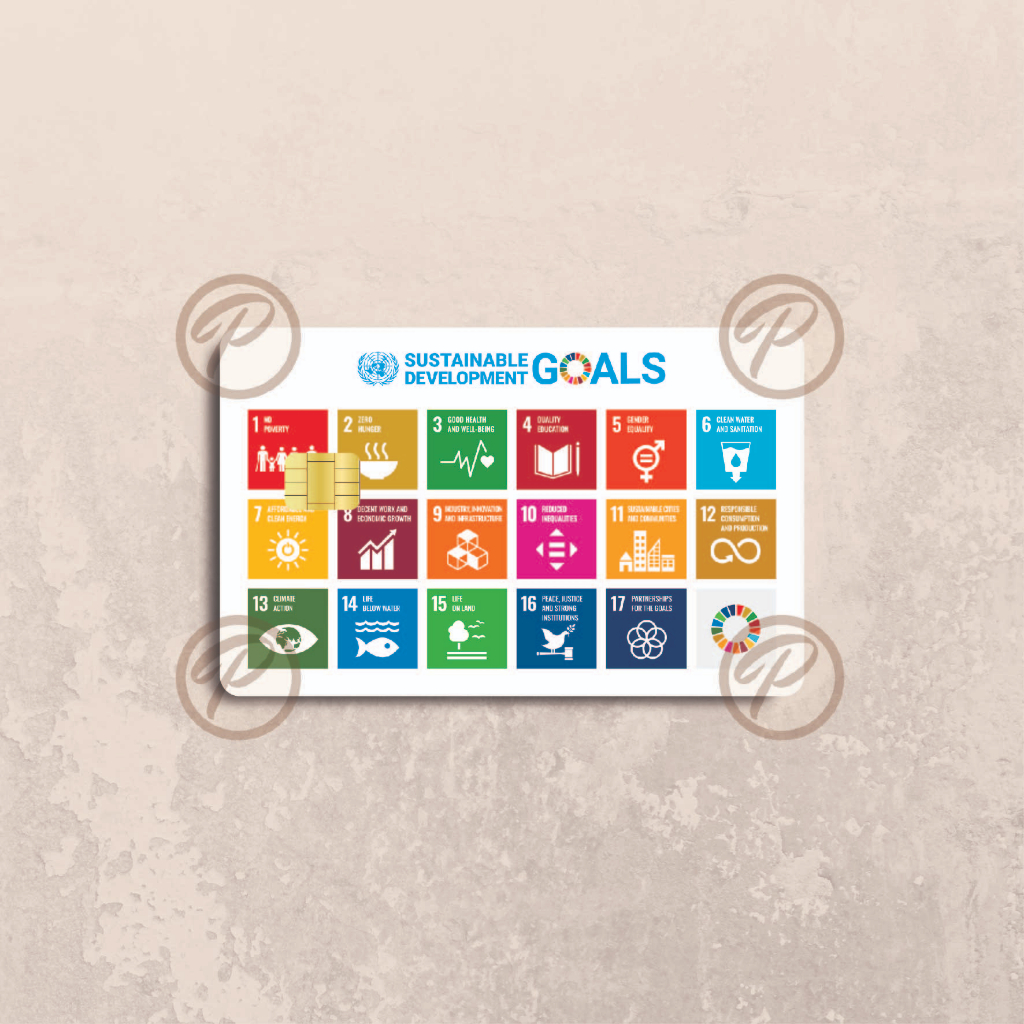 

O9 - GOALS - Card Cover Skin Sticker - PLIATA Stiker Kartu ATM, E-Money, E-Toll