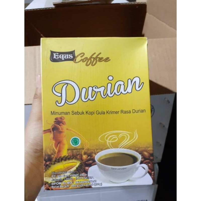 Equs Durian Coffee Kopi Durian Kopi Arabica Robusta Ginseng Korea
