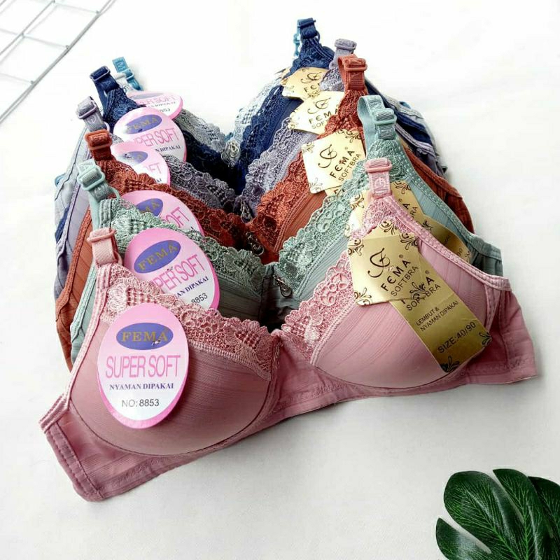 BRA BH FASHION WANITA/BH BUSA TEBAL KAIT 3 size 34-40