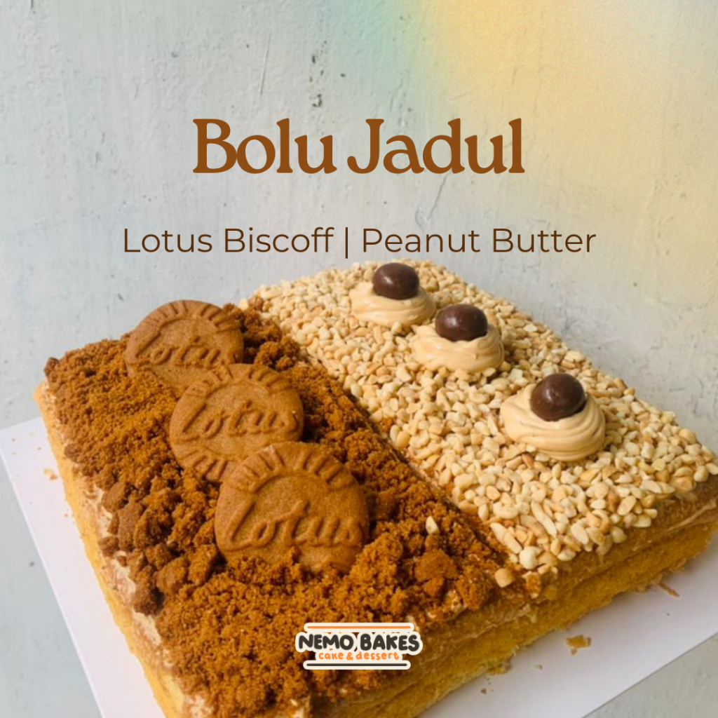 

(Sameday Order) BOLU JADUL BISCOFF / BOLU J ADUL PEANUT BUTTER BY NEMOBAKES