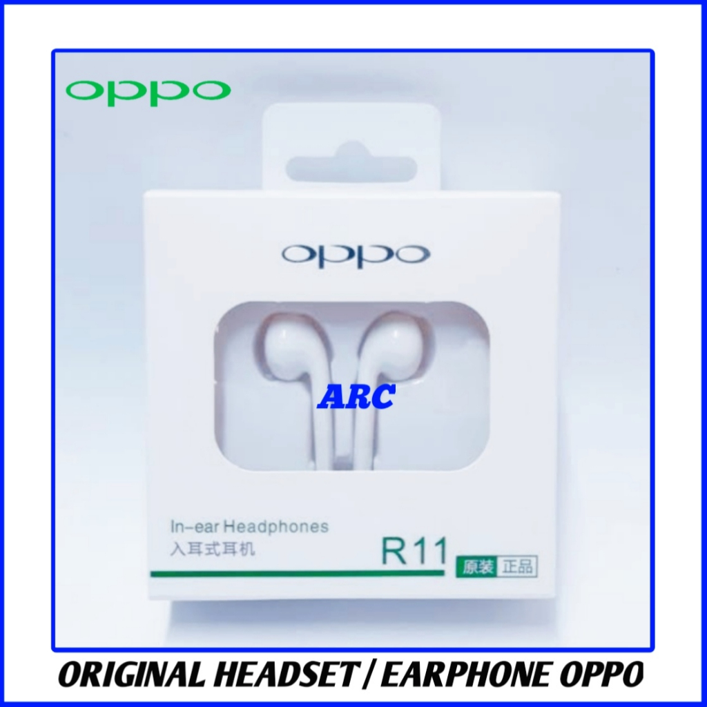 Headset handfree earphone new OPPO ORIGINAL 100% F7 F1 R11