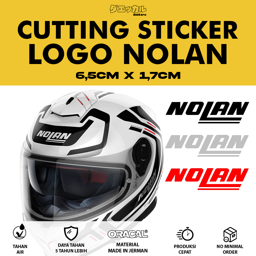 Cutting Sticker Logo Nolan Helmet