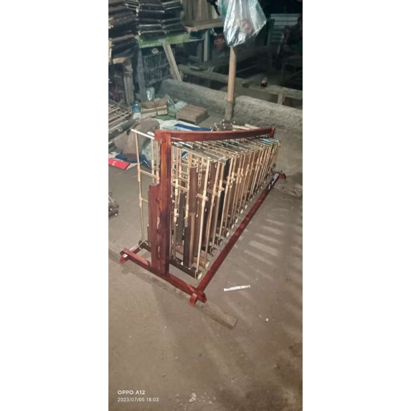 Angklung 18 Nada 3 Tabung Plitur Nada(G-C)