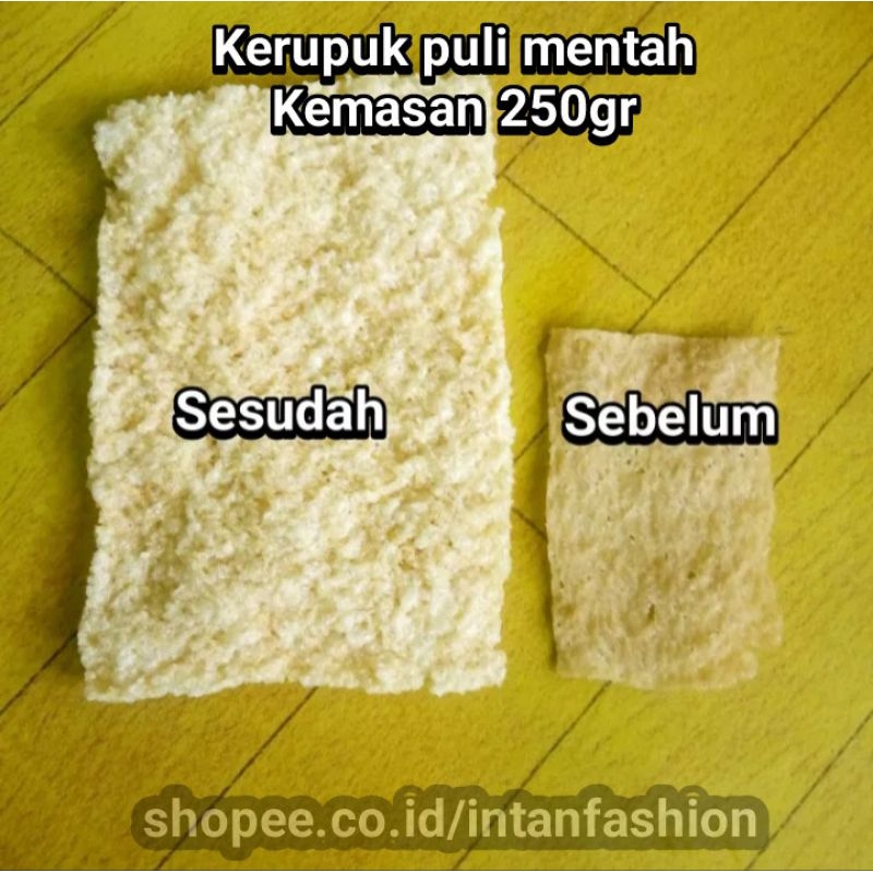 

Kerupuk Puli Krupuk Gendar Kampung Jawa 250 gram Mentah