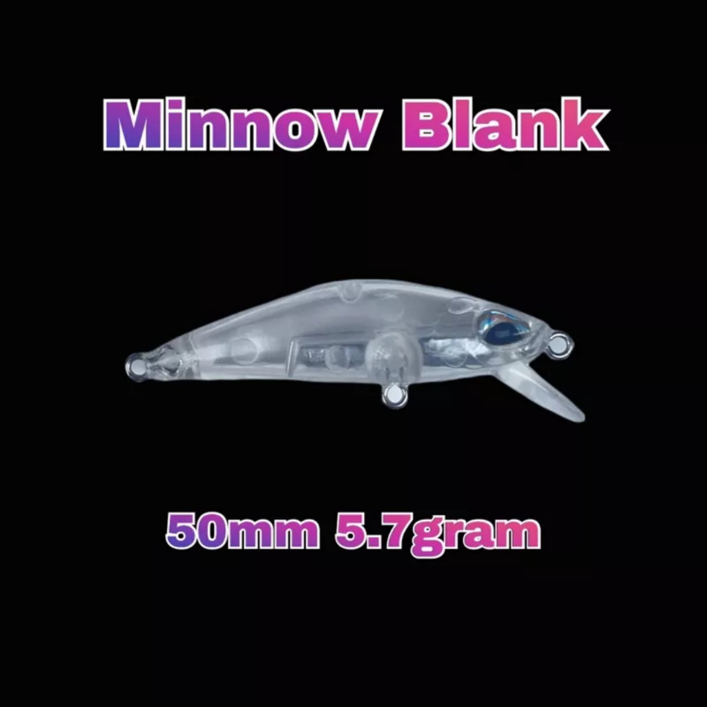 BLANK LURE ULTRA LIGHT MINNOW MINOW SINKING ex - ASTUTI 5CM 5.7 GRAM