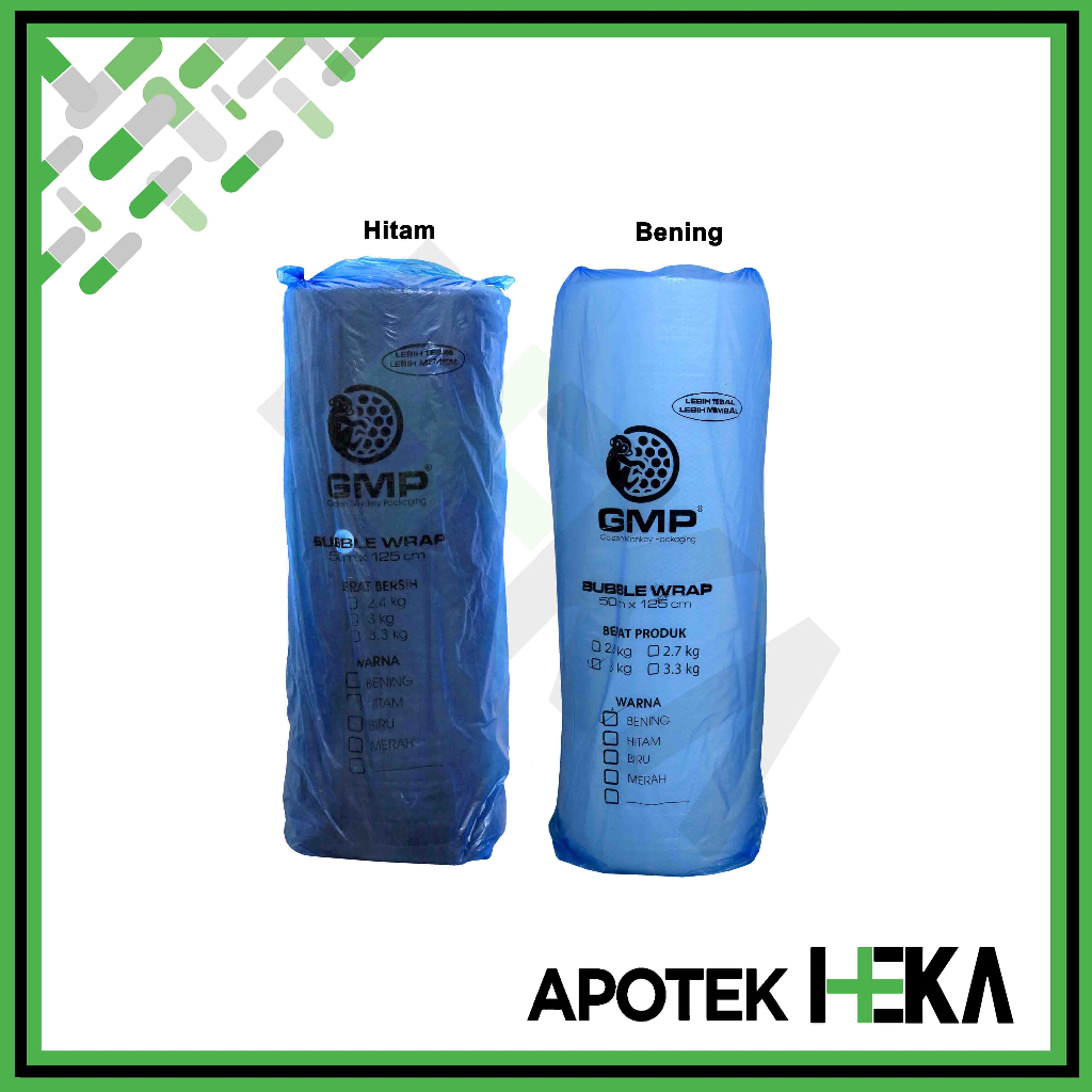 

(GOJEK/GRAB) Bubble Wrap Roll 50 x 1,25 m Plastik Gelembung Gulungan
