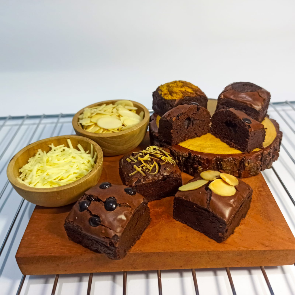 

Fudgy Brownies Sekat 8x8