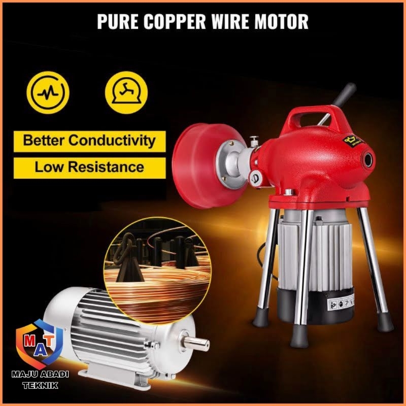 Electric Drain cleaner machine mesin saluran air pipa mampet