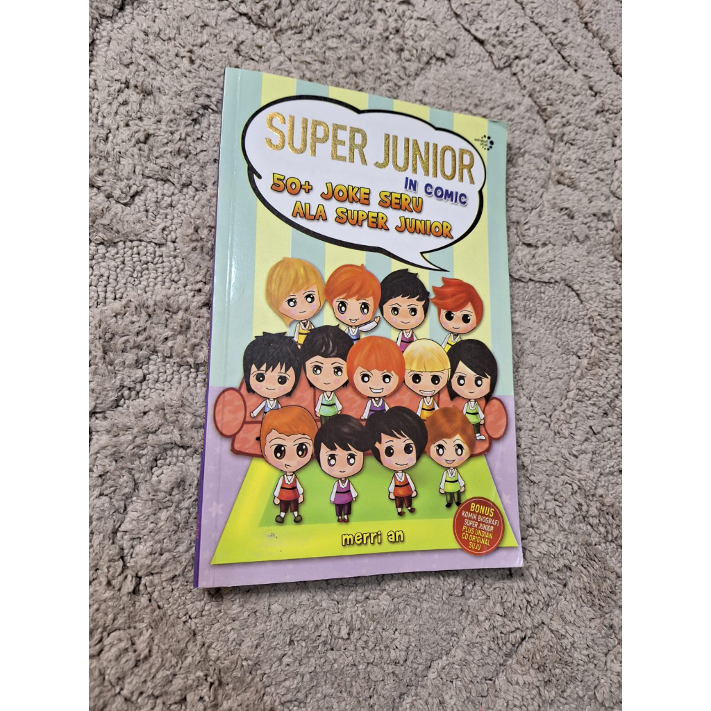 

buku bekas super junior in comic korea