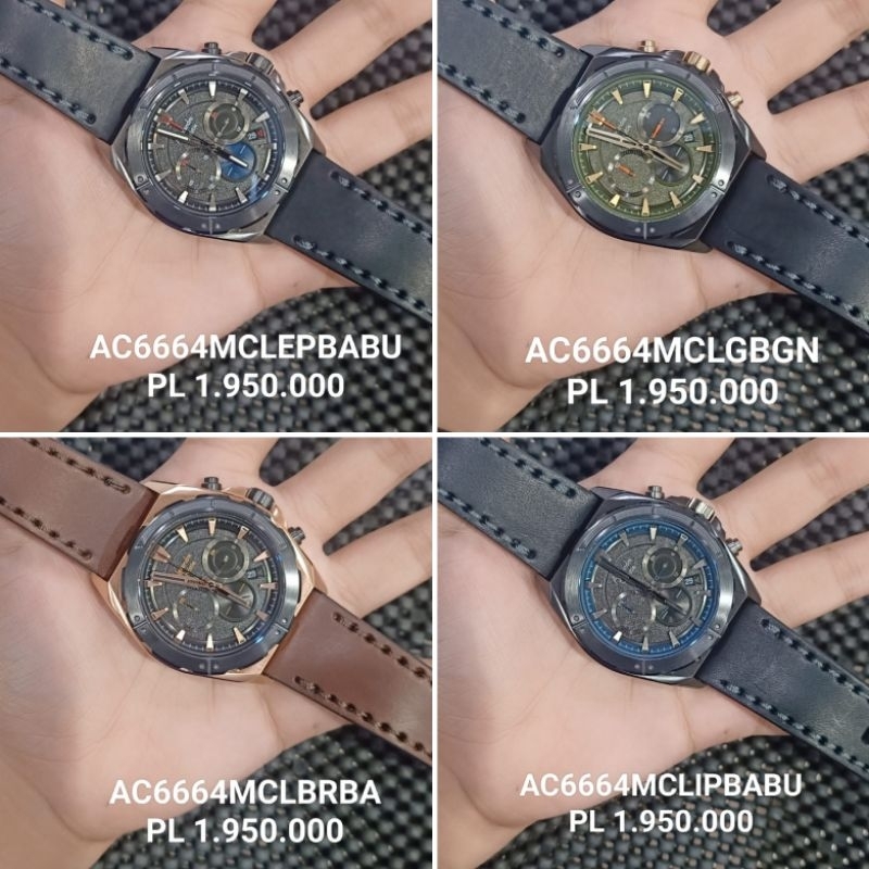 Ac6664 Leather || Alexandre Christie Pria AC 6664 MC Original