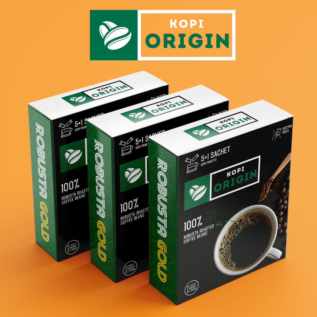 

Kopi Origin 6 Saset + Gula