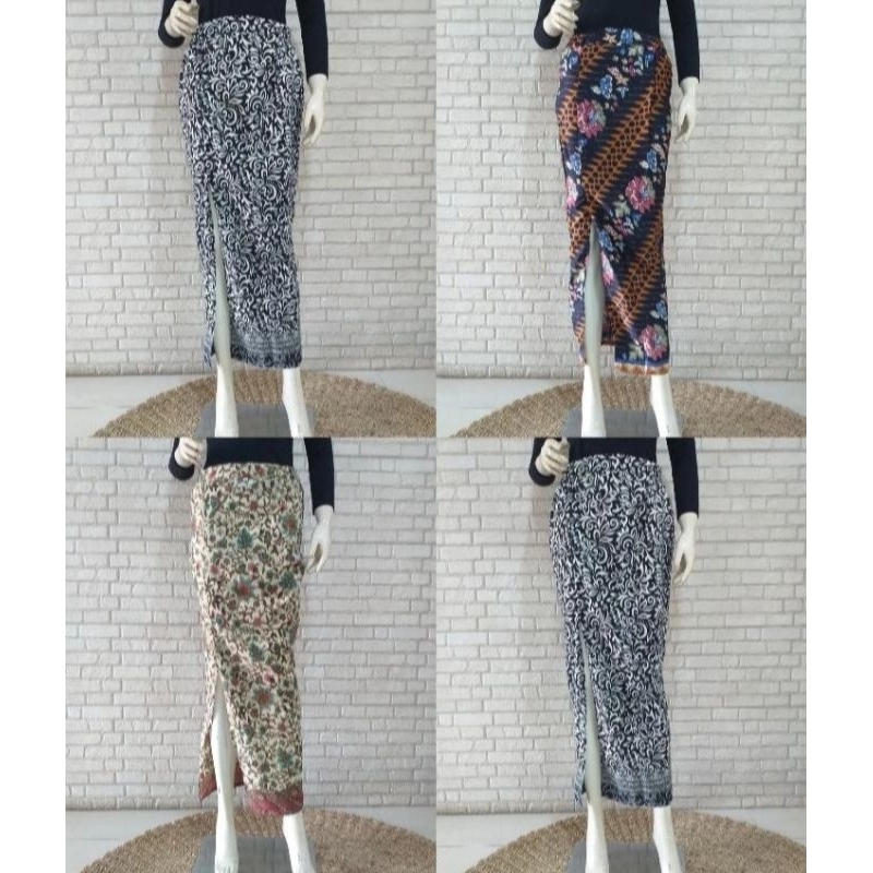 ROK SPAN BATIK BELAH SAMPING | Rok kebaya