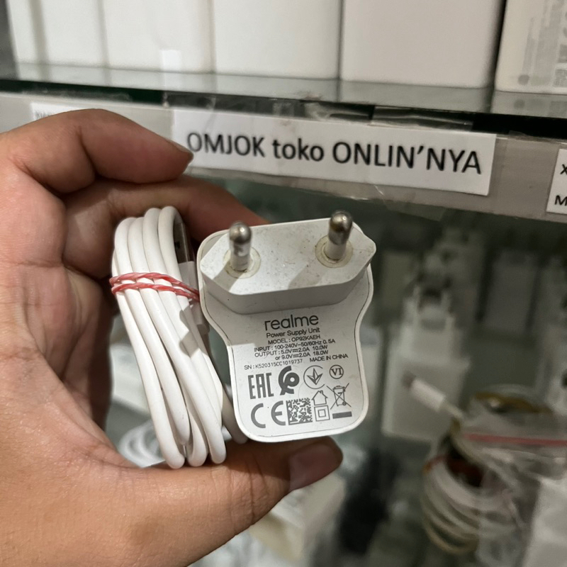 Charger realme C17 Copotan original 10000%