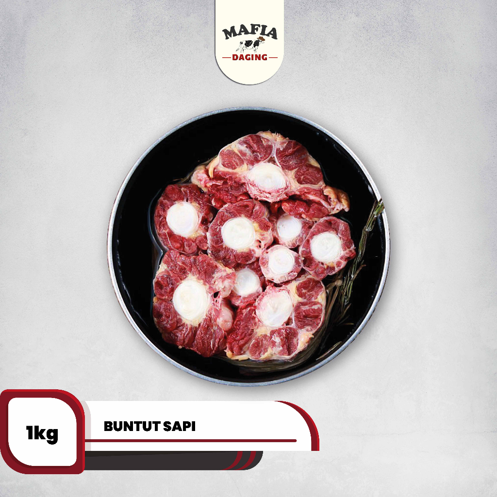 

[Mafia Daging] BUNTUT SAPI / OXTAIL KUALITAS SUPER 1 kg
