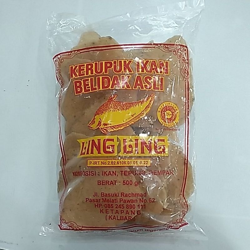 

Ling Ling Kerupuk Ikan Belidak 500gr