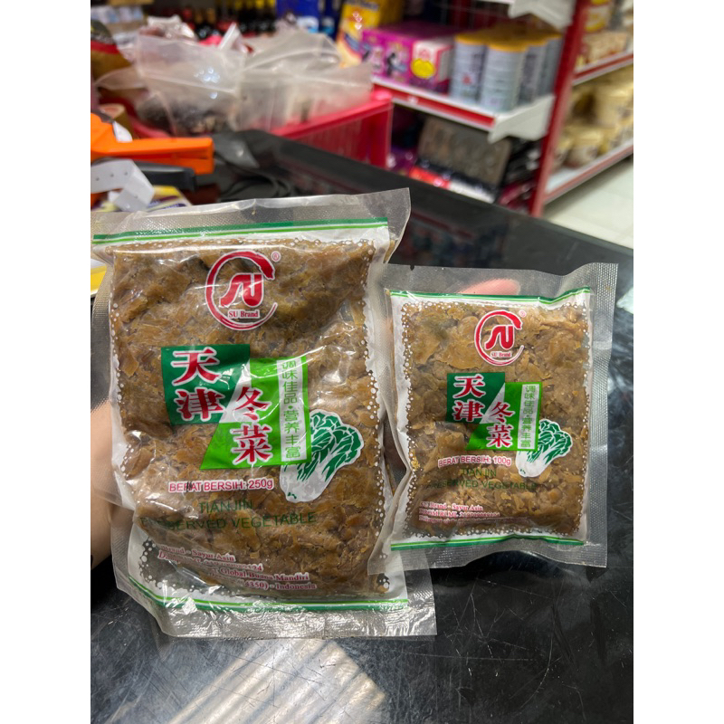 

Tongcai/Sayur Asin SU Brand 100gr/250gr