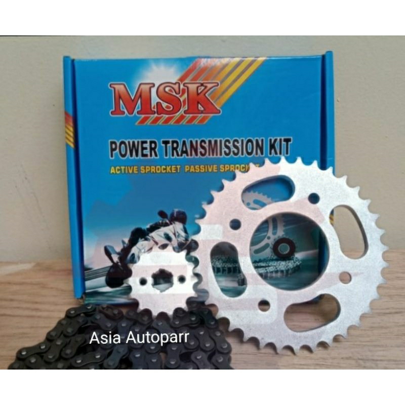 GEARSET / Gear Set / Rantai Gir set SUZUKI TORNADO GX merk MSK