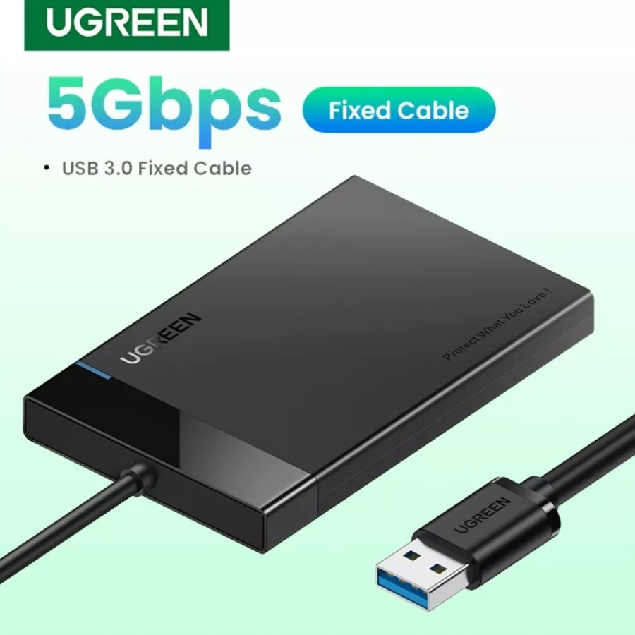 UGREEN Enclosure HDD/SSD USB-A to 2.5" SATA Lite - 30847