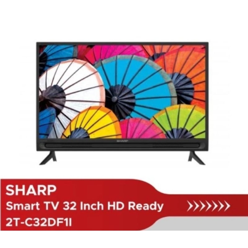(Khusus Wilayah Kota Palembang) TV SHARP 32 INCH SMART TV 32DF1I Palembang