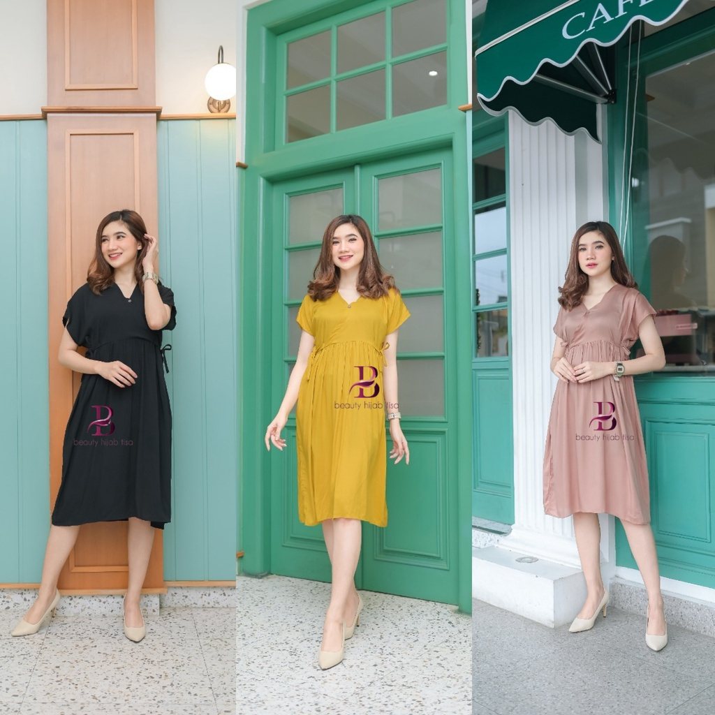 PROMO GRATIS ONGKIR DASTER KIMONO PENDEK POLOS BUSUI MODEL TERBARU TALI SAMPING RAYON PREMIUM