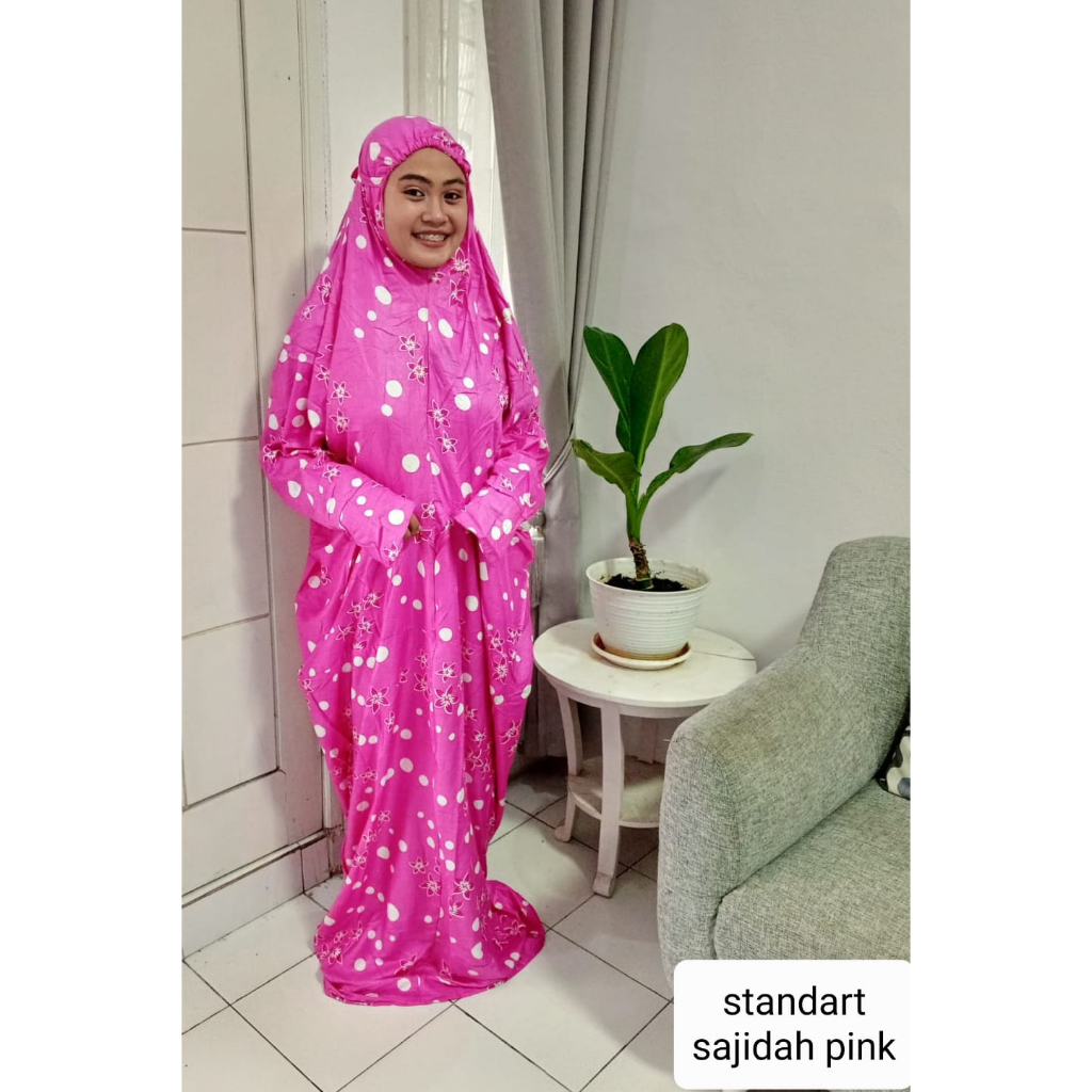 Mukena Terusan Standar | Mukena Rayon Terusan Jumbo | terusan extra jumbo