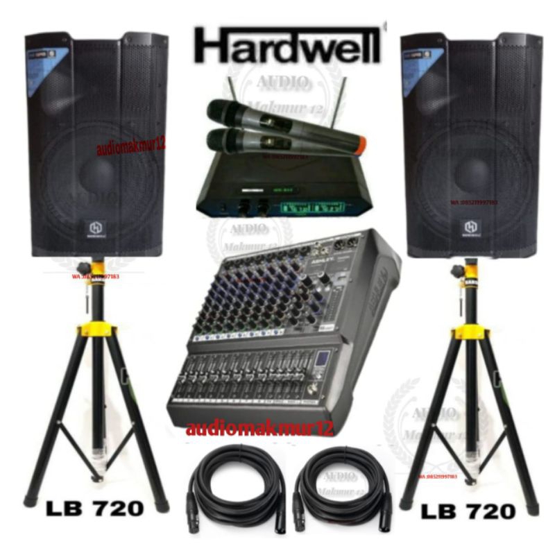 Speaker Aktif Hardwell dsr15pro dsr15 pro dsr 15 pro 1000Watt ×2 Original