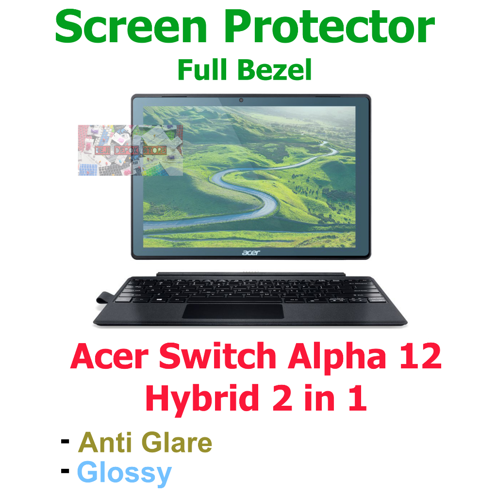Screen Guard Acer Switch Alpha 12 2 in 1 hybrid full bezel protector