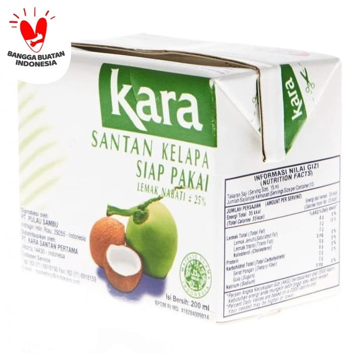 

Kara Kotak 200ml