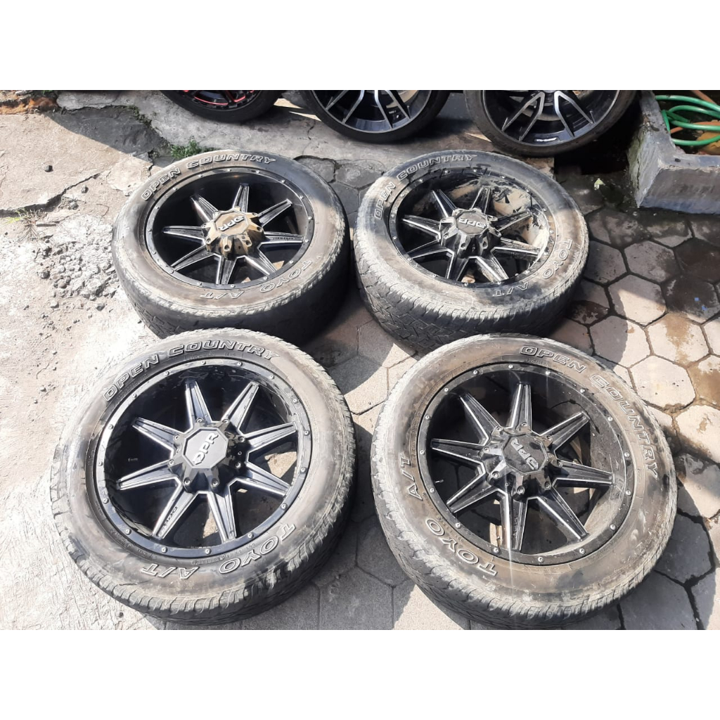 Velg Mobil Bekas DPR Racing Ring 20x9 Pcd 6x139,7 Velg Only 1 set Buat Pajero Fortuner Triton