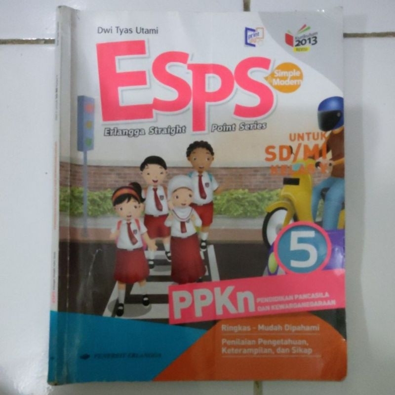 PPKN Kelas 5 SD Erlangga Kurikulum 2013 Revisi