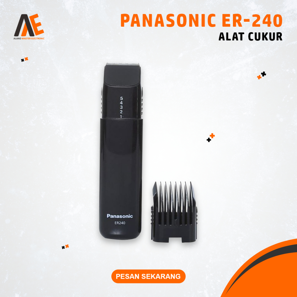 Alat Pencukur Elektrik Panasonic ER-240 Mesin Cukur Kumis Jenggot