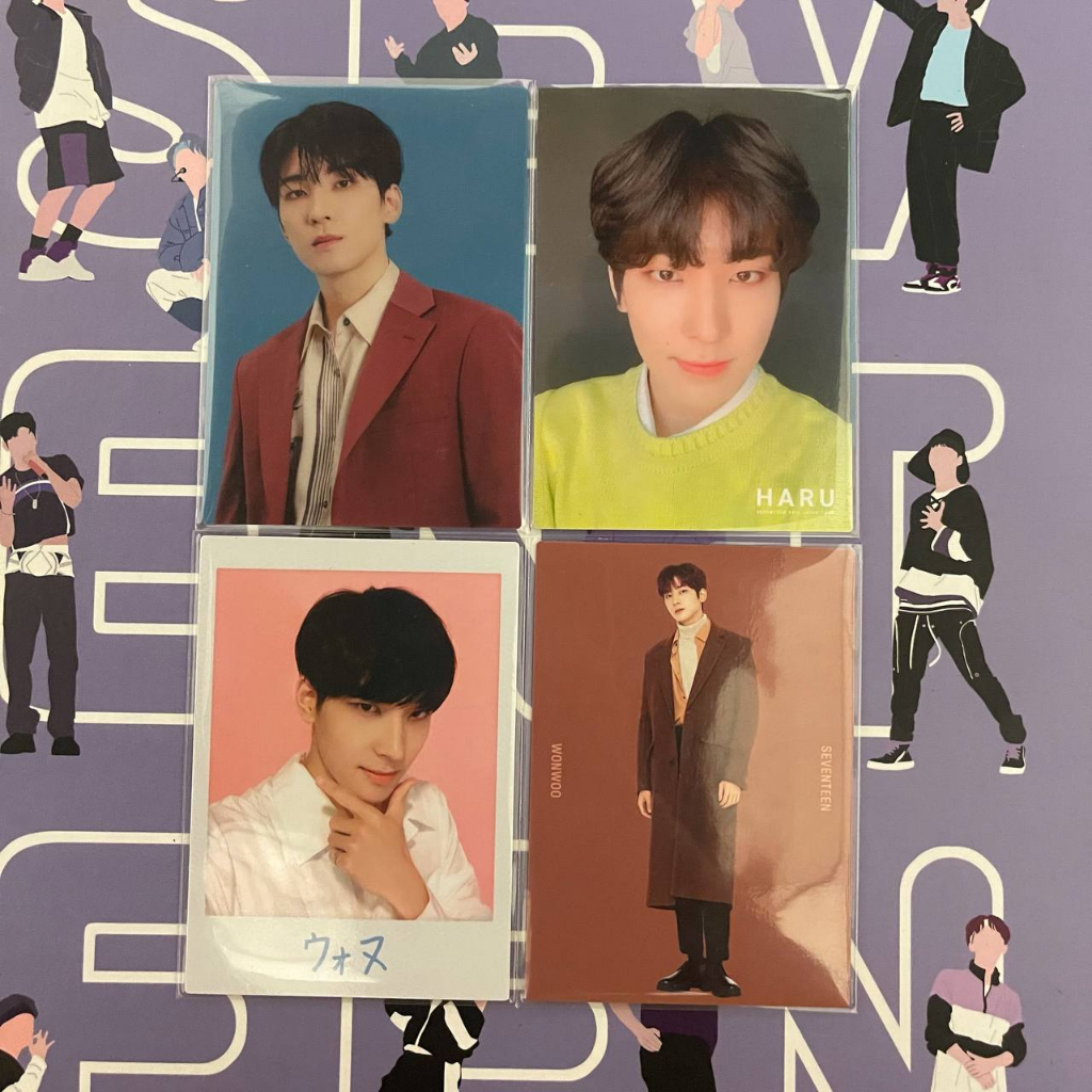 seventeen wonwoo trading card be the sun ideal cut haru winter japan