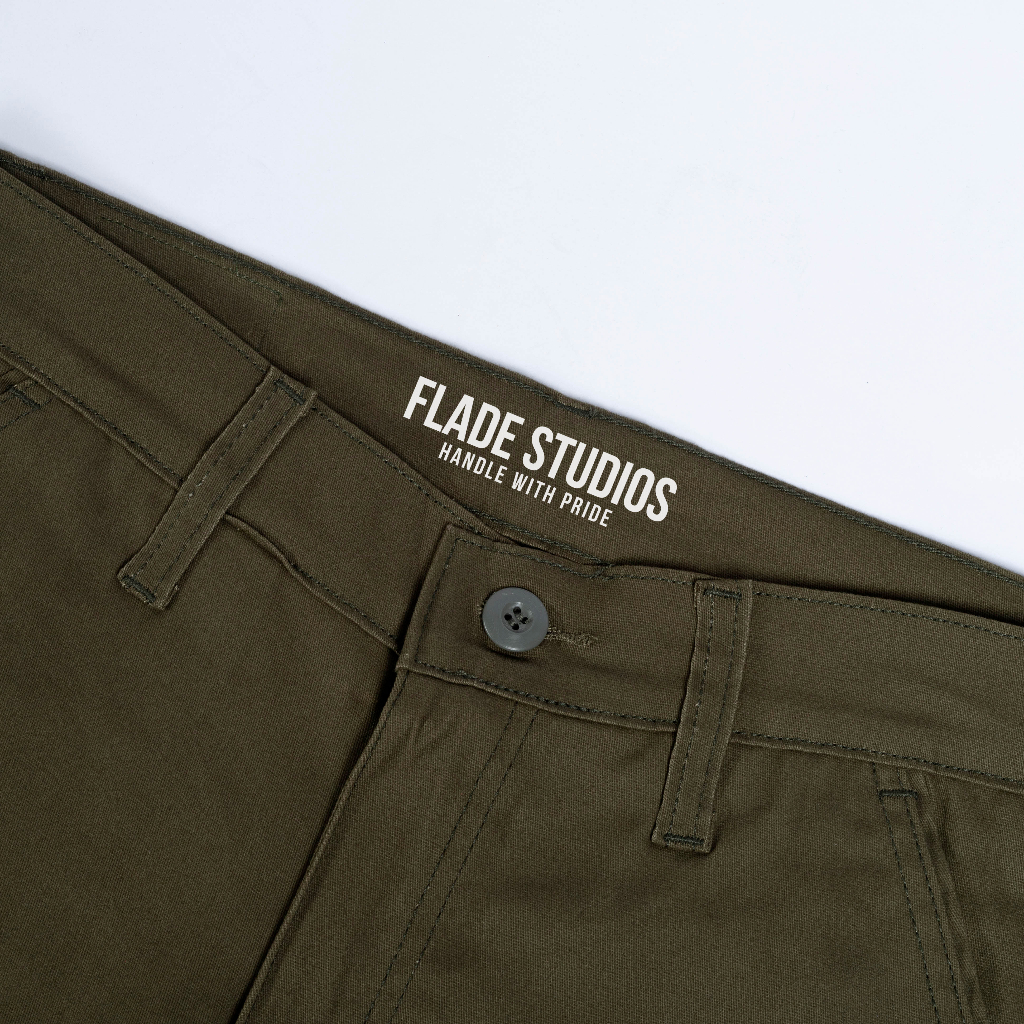 

ID FLADE STUDIOS CELANA CHINO LONG PANTS - ARMY