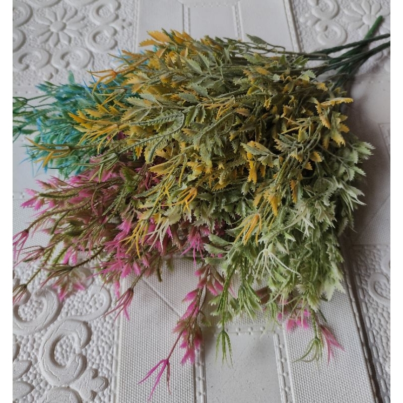 BUKET DAUN HIAS BAHAN KERAJINAN