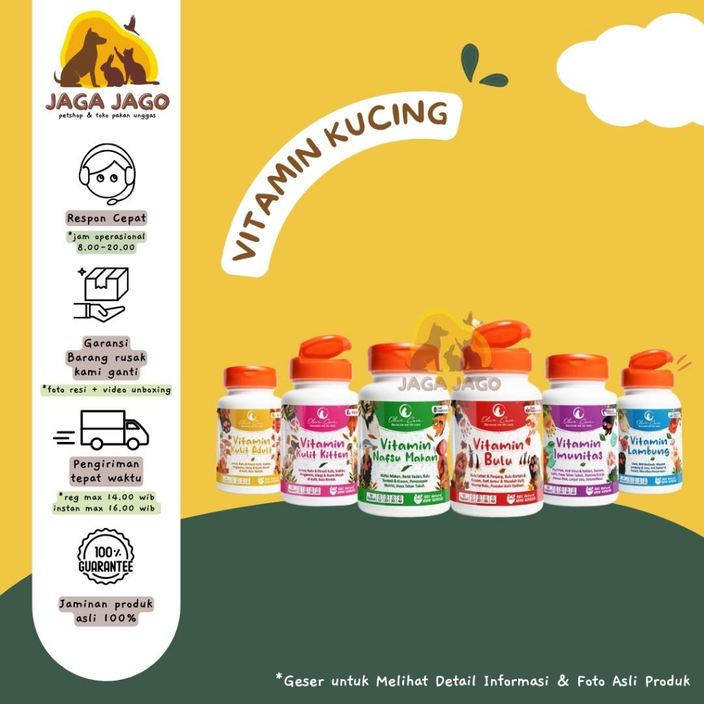 OLIVE CARE PER KAPSUL - VITAMIN BULU KUCING - OLIVE CARE VITAMIN LAMBUNG KUCING - OLIVE CARE VITAMIN