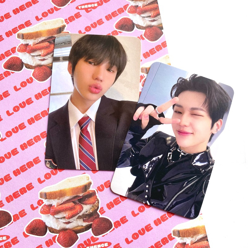 pc photocard official junhyeok tnx pob mmt way up and ld ktown love never dies