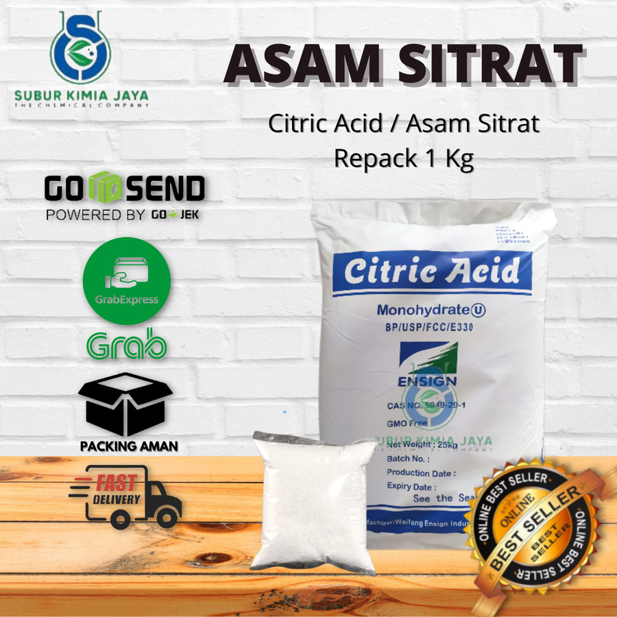 

Citric Acid / Citrun / Asam Sitrun ( 1 KG )